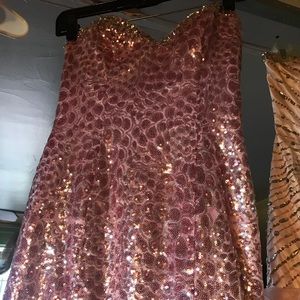 Long mermaid style dress